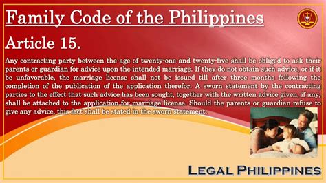 Family Code Of The Philippines Tagalog .